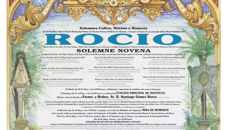 Hermandad Matriz – Solemnes Cultos, Novena y Romería 2023