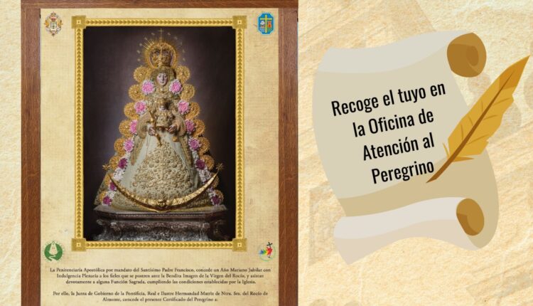 Recoge tu certificado de Indulgencia Plenaria en la Oficina de Atención al Peregrino.